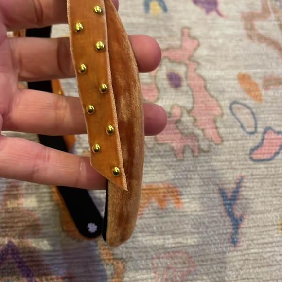 Lele Sadoughi Bardot velvet beaded headband - Picture 6 of 10